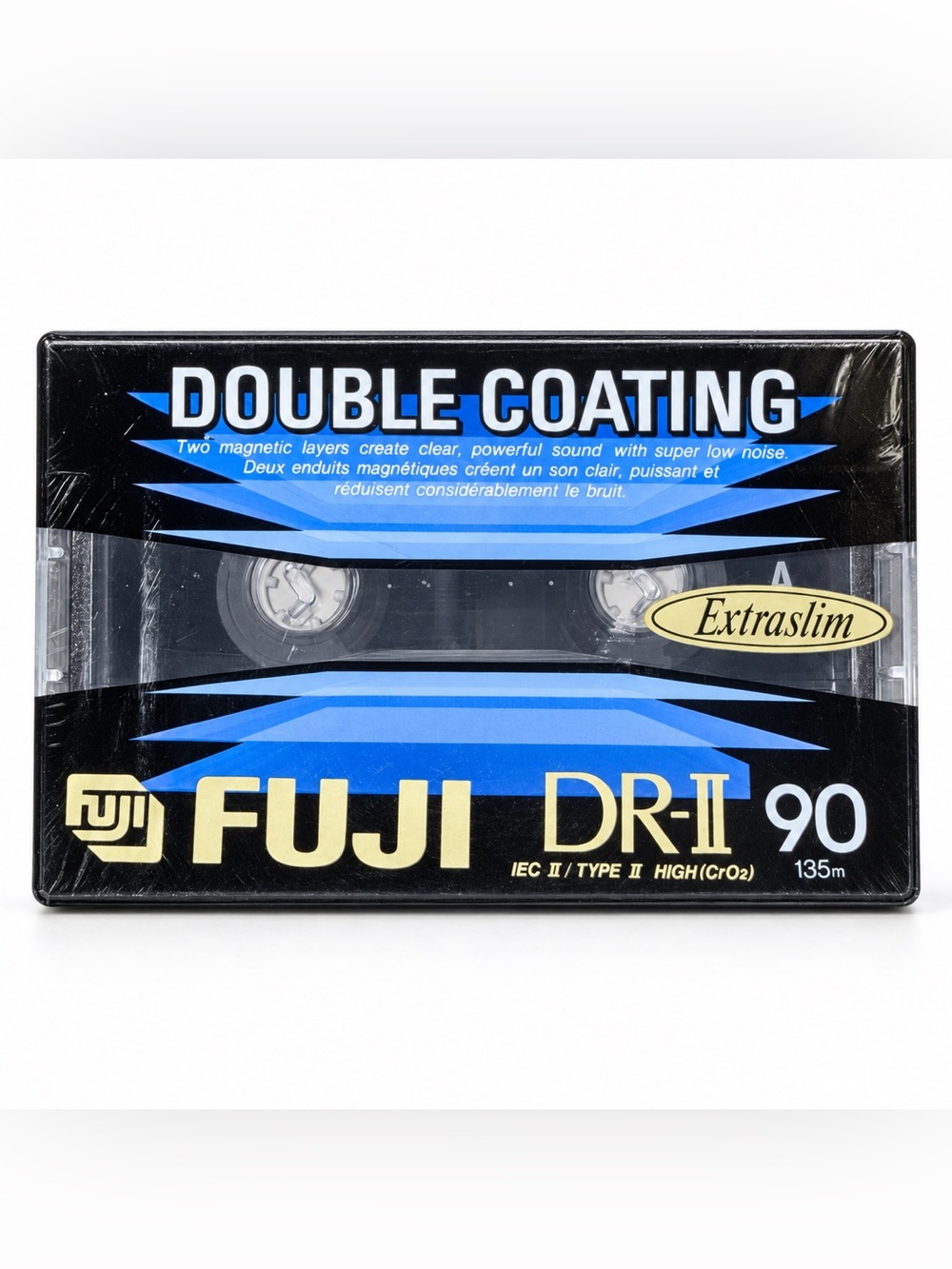 Vintage Fuji DR-II 90 Type II High Bias Blank Cassette Tape Sealed